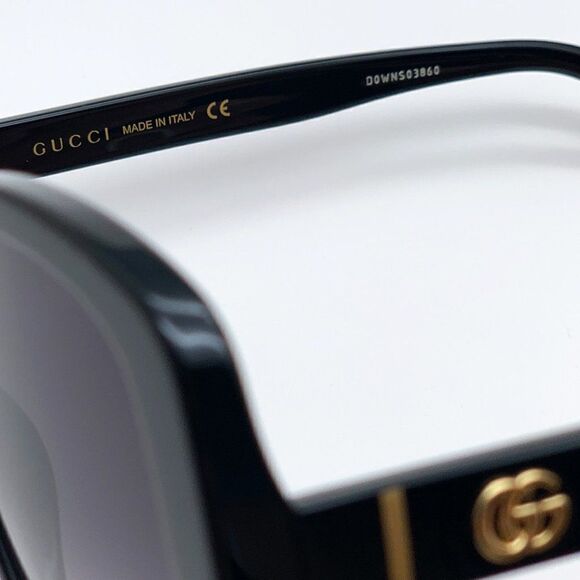 Brand NEW Gucci GG0762S  001 Black Gray Gradient Square Women Sunglasses main image 5